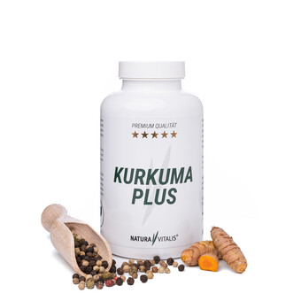 Kurkuma plus, 180 Stück, Natura Vitalis