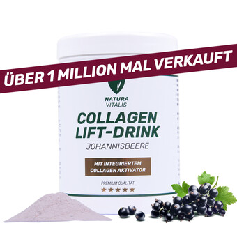 Collagen-Lift-Drink mit L-Lysin - Johannisbeere (400 g)